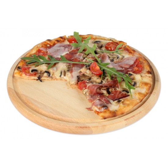 Округла даска - Подлога дрвена за пицу 35цм